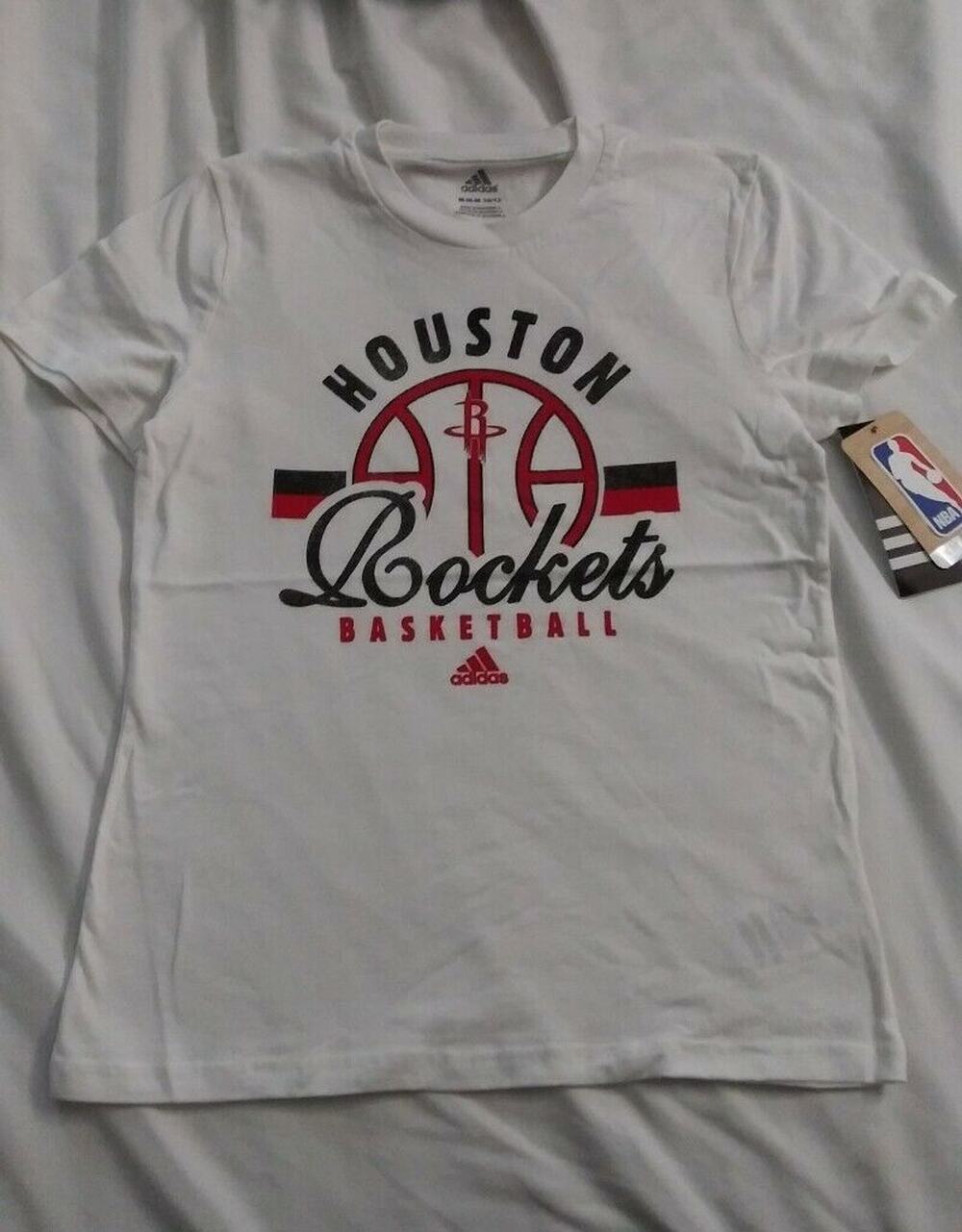Adidas T-shirt Boy's M (10/12) - Houston Rockets